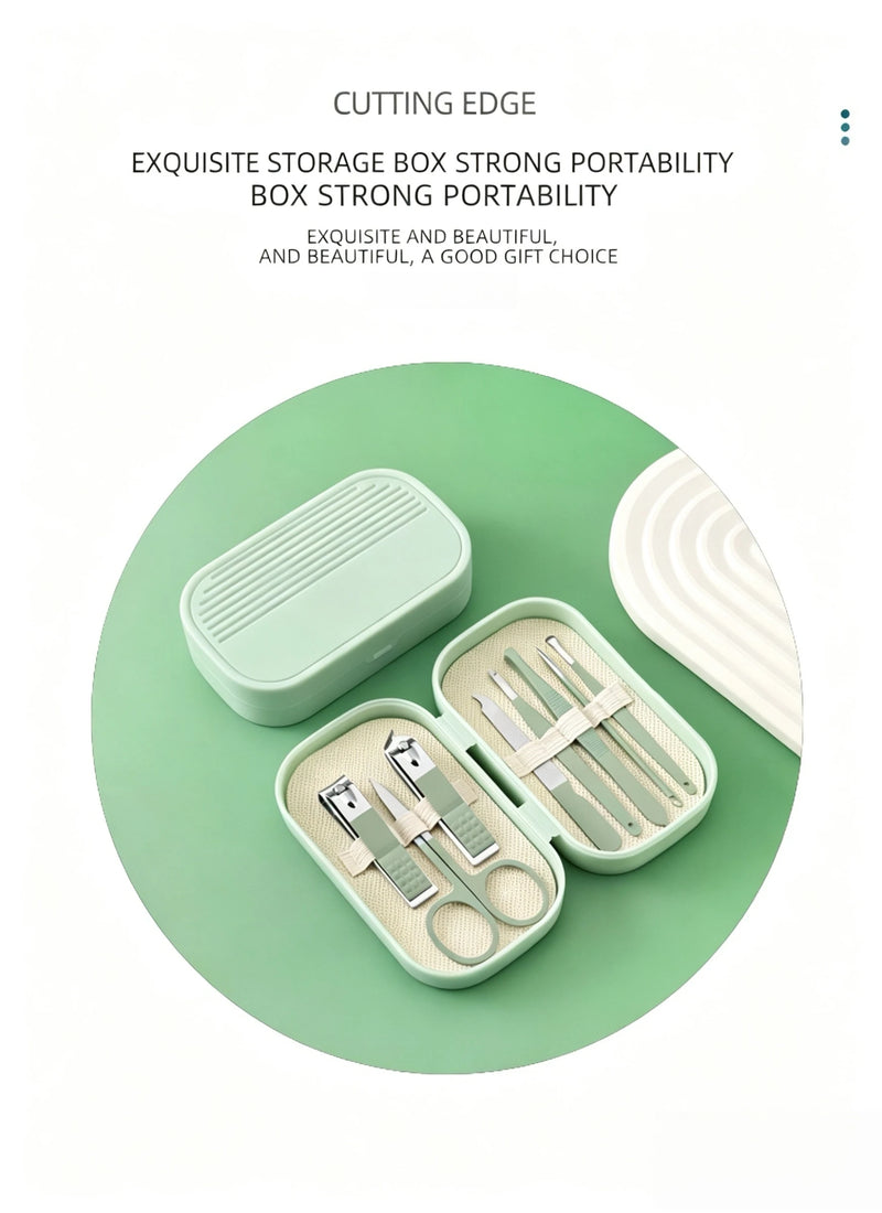 Nail Clipper Set, Nail Clipper, Ear Scoop, Home Nail Tools, Clippers, 14-Piece Set, Box for Removing Dead Skin