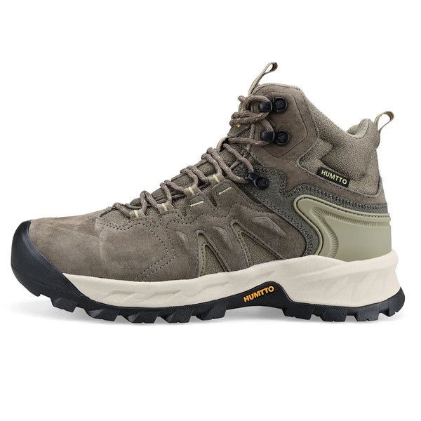 HUMTTO Winter Men's Hiking Shoes Breathable Non-slip Outdoor Man Trekking Boots Genuine Leather Luxury Designers Sneaker for Men