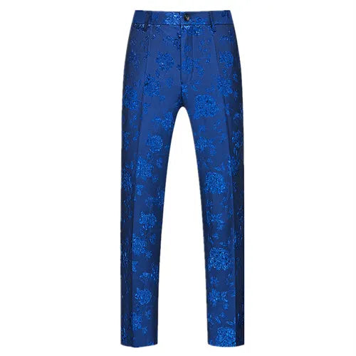 Autumn New Embroidery Suit Trousers Men's, Fashion Casual Pants, Blue Red White Green Pantalones Hombre, Asian Size M-5XL 6XL