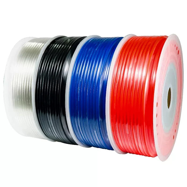បំពង់ទុយោខ្យល់ PU ពណ៌ខៀវ ទំហំ 6mm OD ទំហំ 4mm ID ទំហំ 10/20/50/100 ម៉ែត្រ ប្រវែង 10 ម៉ែត្រ ប្រវែង 32.8 ហ្វីត ទំហំ 8mm 10mm 12mm