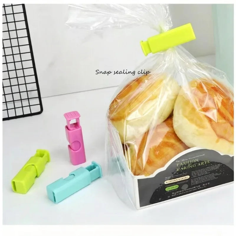 4/6PCS Bread Bag Clips, Bagel Bag Clips, Sealing Clips, Easy Squeeze Lock, Suitable for Sealing Various Bag kitchen gadgets