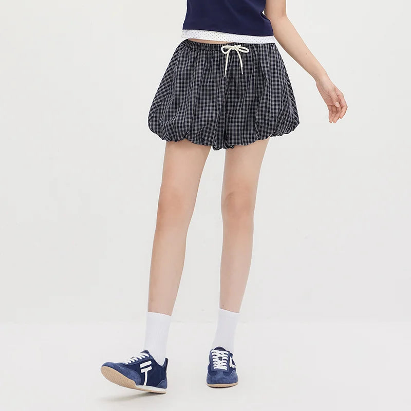 ខោ Semir សម្រាប់នារី ខោខ្លីរលុង ផ្អែមល្ហែម គួរឲ្យស្រលាញ់ រចនាប័ទ្ម Vintage Bud ឆ្នាំ 2026 ម៉ូដសម្លៀកបំពាក់ប្រចាំថ្ងៃ សម្រាប់រដូវក្តៅ