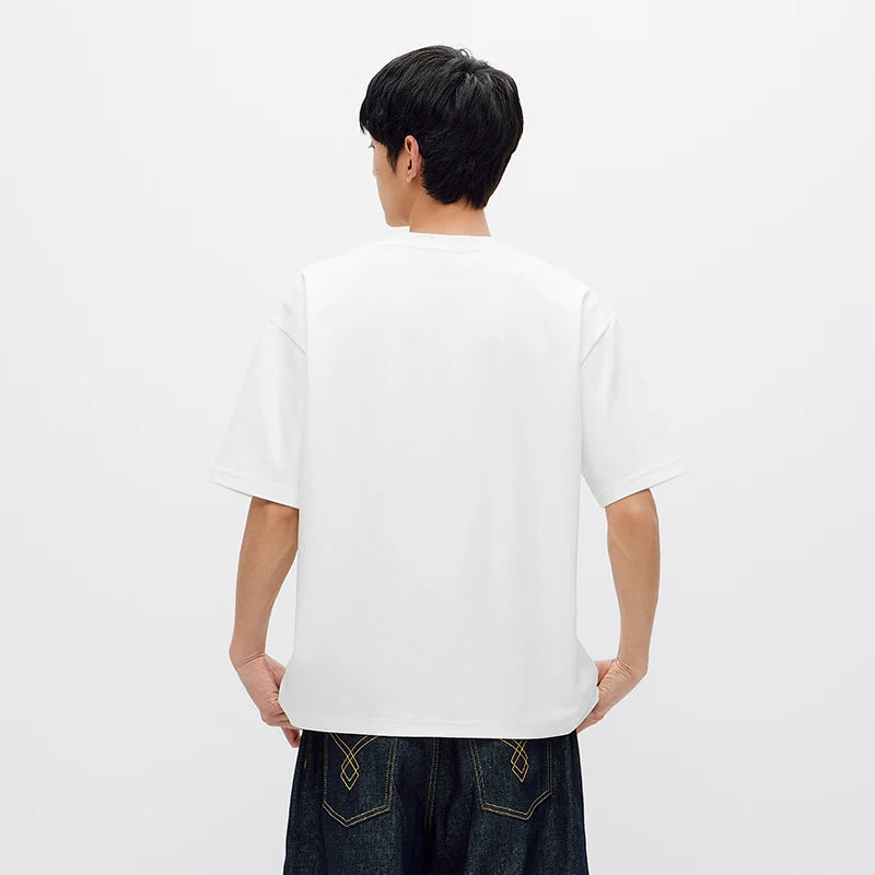 Semir Men Tshirt Cool Feeling Graphic Print Knit Short Sleeve Summer 2026 Mall Style Casual Everyday Wear Fashion Top