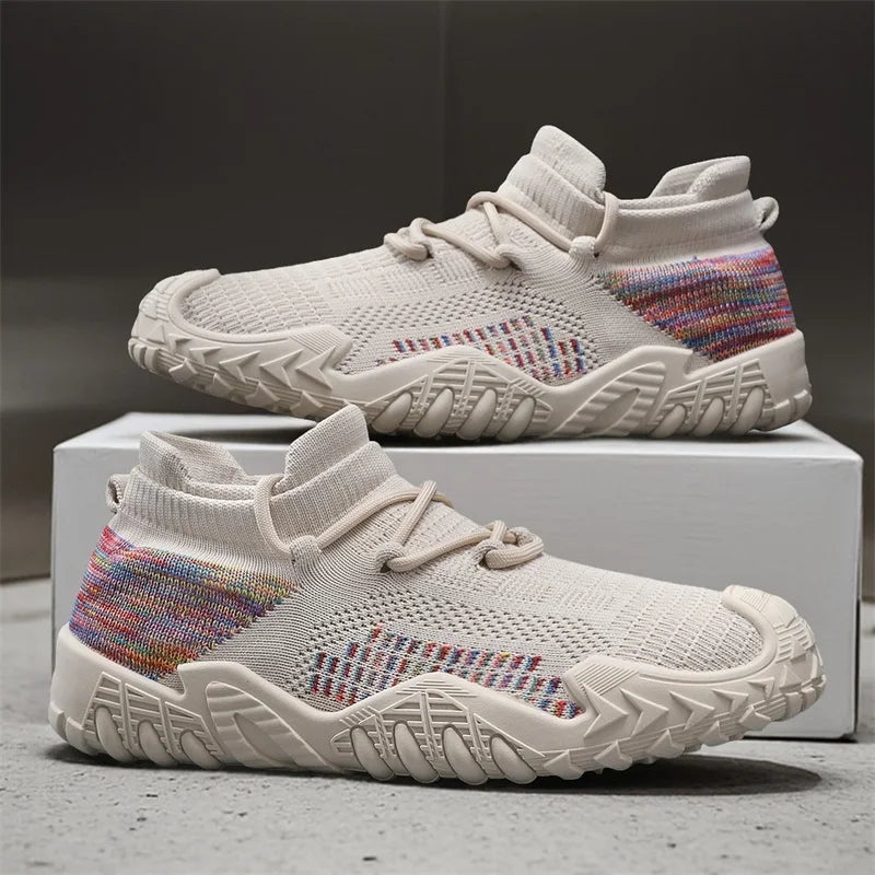Men's mesh casual sneakers new summer soft-sole anti-slip outdoor running shoes fashion breathable lightweight speed sports shoe