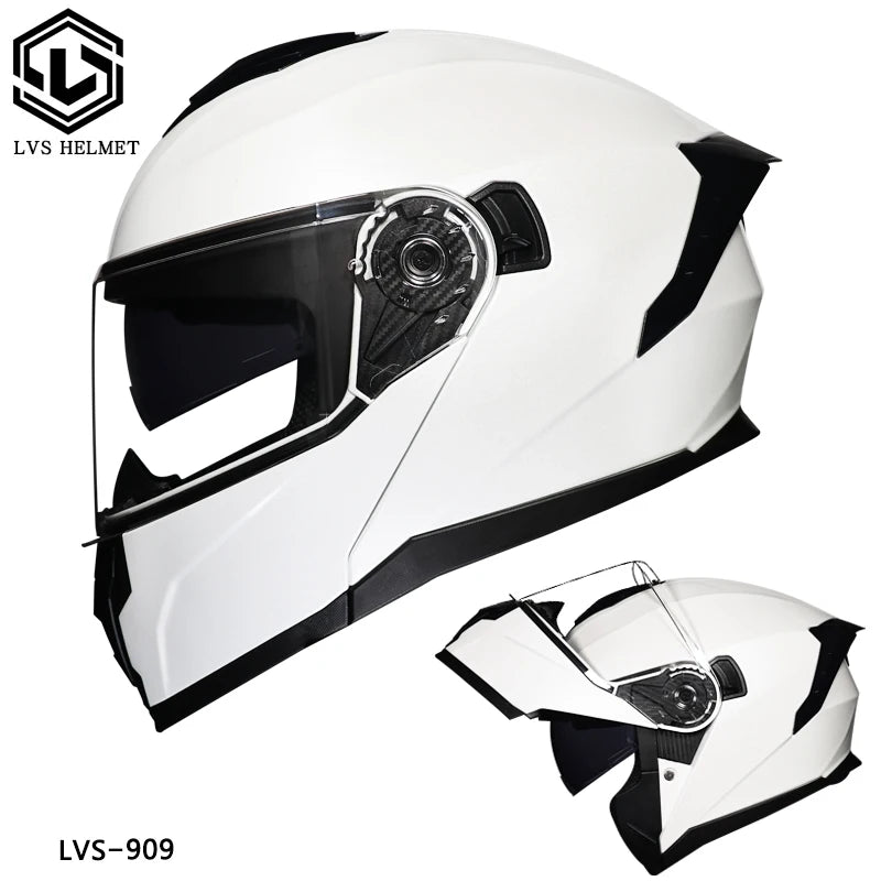 2025 high-quality motorcycle helmet dual lens modular flip helmet Casco para Motos road off-road travel full helmet capacity