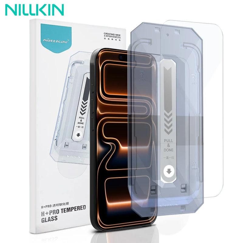 NILLKIN For iPhone 18/17 Pro Max Screen Protector CP+Pro/H+Pro Clear Tempered Glass Film for iPhone 18/17 Pro/17 Air With Tool