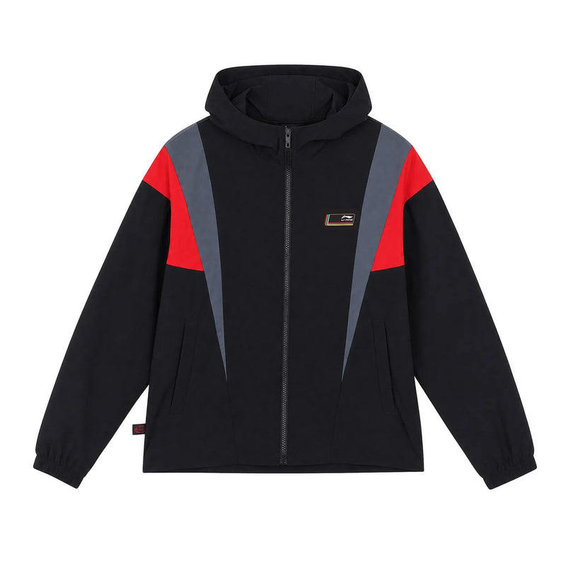 អាវក្រៅបុរស Li-Ning រចនាបថស្ព័រ ការពារកាំរស្មីយូវី [UPF 50+] អាវប៉ូលីអេស្ទ័រ ទន់ និងអាចដកដង្ហើមបាន AFDWA03
