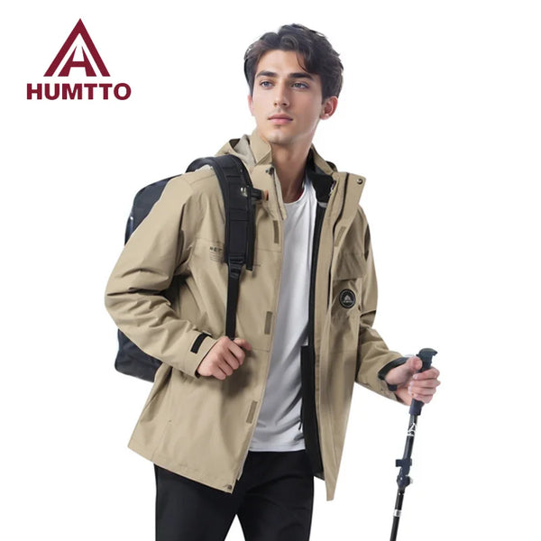 HUMTTO Waterproof Men's Jacket Autumn Winter Keep Warm Women's Camping Hiking Jackets Ladies Jackets Outdoor Windbreaker Coats