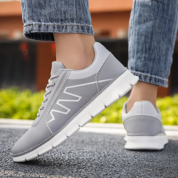 Cheap Men Casual Sneakers Leather Casual Shoes Fashion Sport Sneakers Anti Slip Dropshipping