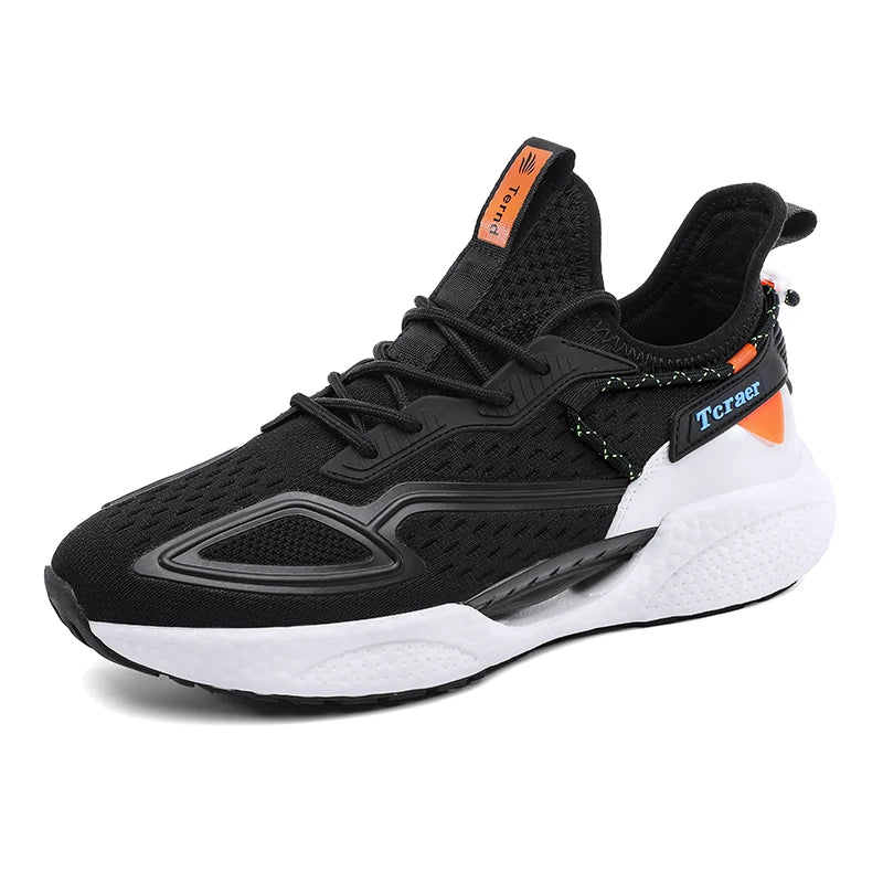 Mens Running Shoes 2026 New High Quality Lightweight Mesh Thick Sole Cushioning Fashion Lace Up Unisex Walking Casual Sneakers