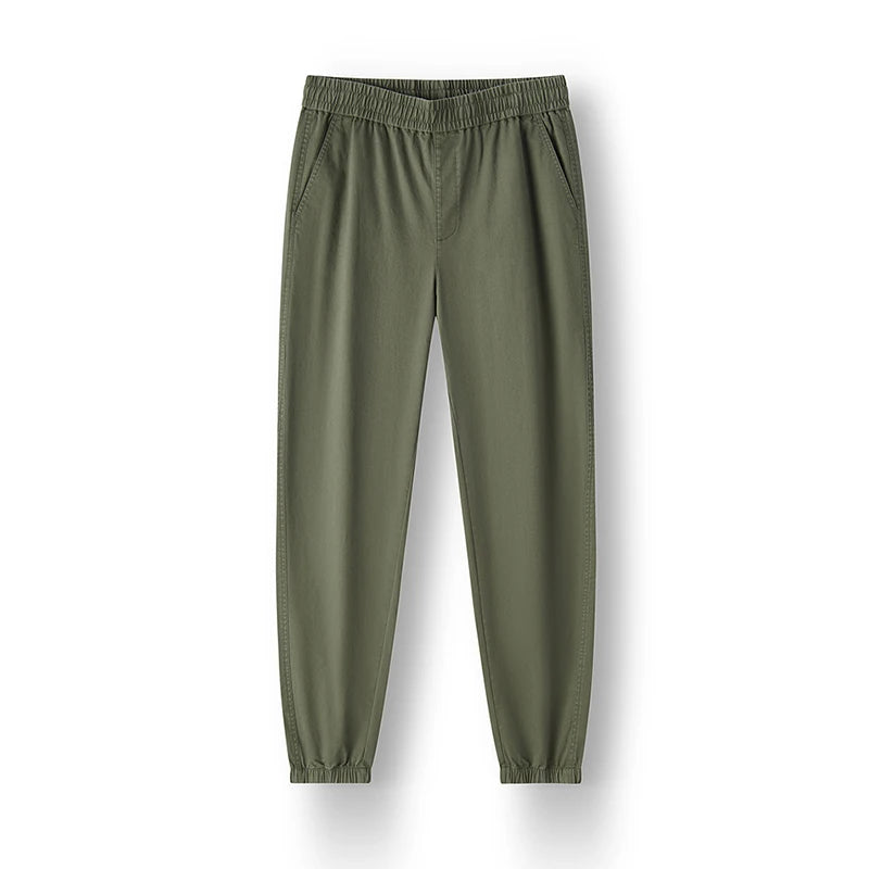 Semir Skinny Pants Men Spring Solid Tapered Slim Fit Commute Basic Versatile Casual Youth Long Trousers