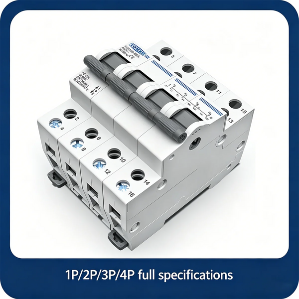 TOMZN TO419G Changeover Switch 1234P 400V 80A MTS Dual Power Manual Transfer Isolating Interlock Circuit Breaker Disconnectable