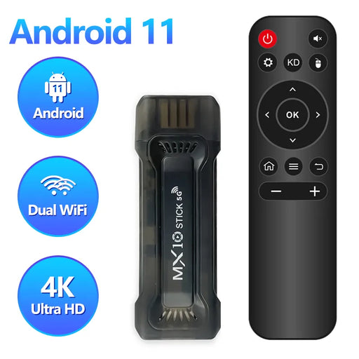 Transpeed TV Stick Android 11 4K TV Box 2.4G 5G Dual Wifi TV Box Allwinner RK3228A Media Player TV Receiver Set Top Box
