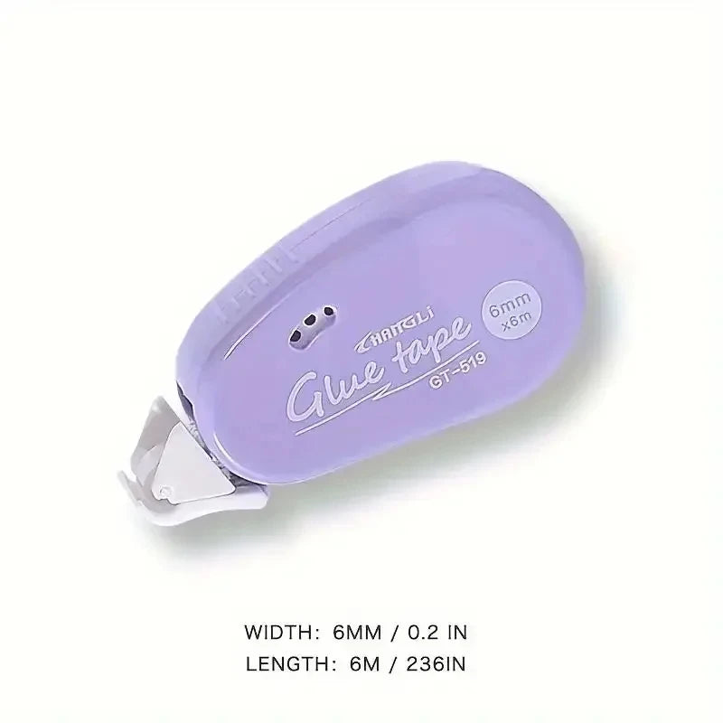1pc Erasable Double-Sided Tape Scrapbook Collage Photo Album Stationery Roll Tape Dot School Office Tape,double-sided tape