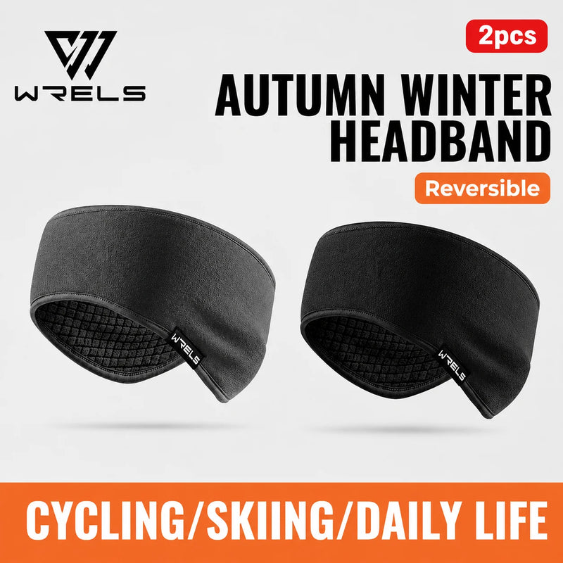 WRELS Earmuffs Windproof Warm Ear Warmers Fleece Headband Breathable Elastic Anti Cold Men Women Running Riding Skiing Ear Cover