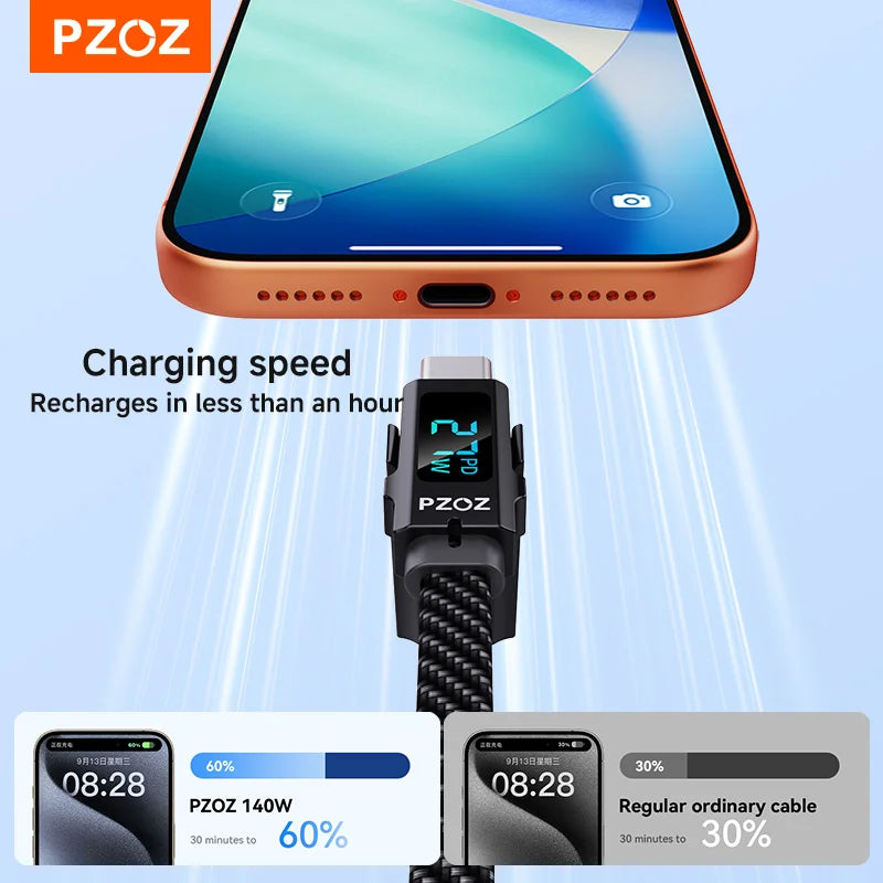 PZOZ For usb type c to lightning typec micro phone charging cable Apple watch Ultra 4/3/2 iWatch Series 12 11 10 9 8 7 SE cable
