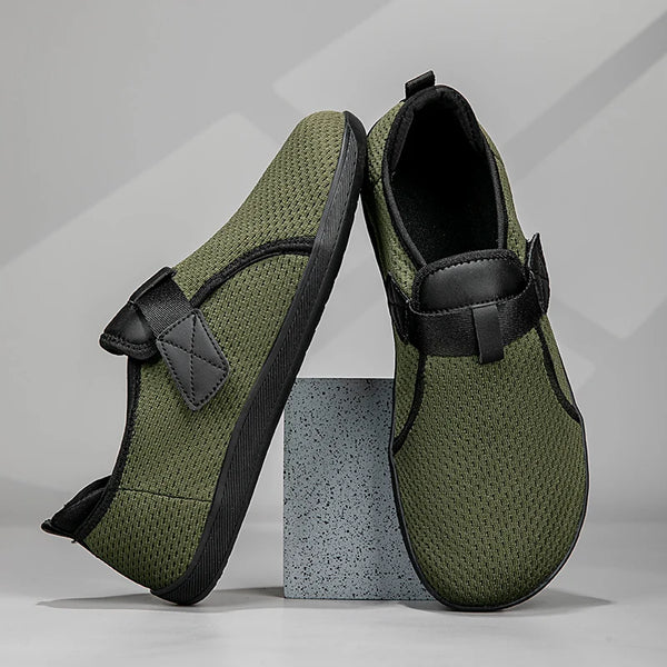 Breathable Slip On Wide Feet Toes Shoes Men Wide Foot Mesh Shoes For Hallux Valgus Diabetic Shoes Big Size 47 48 49