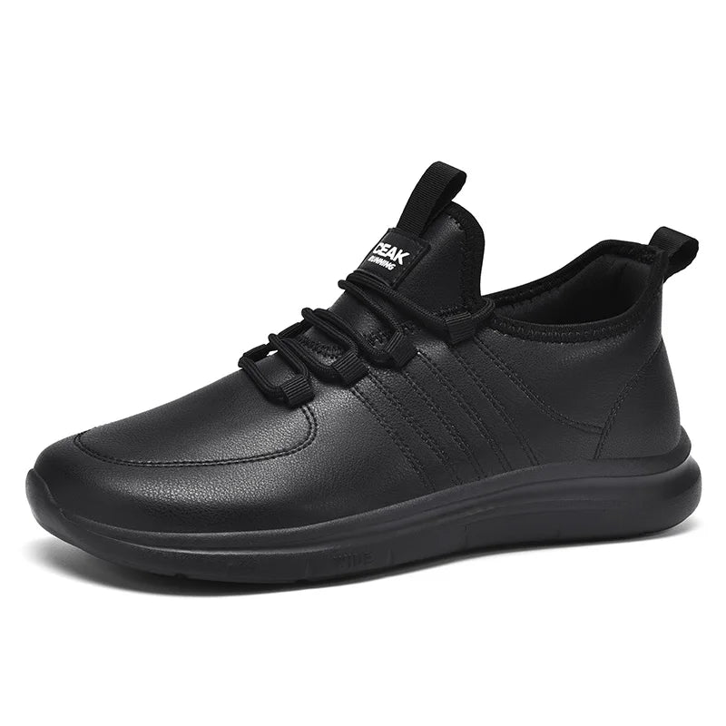 Men's light casual shoes four seasons new soft-sole anti-slip waterproof breathable walking shoes chef hotel kitchen work shoes