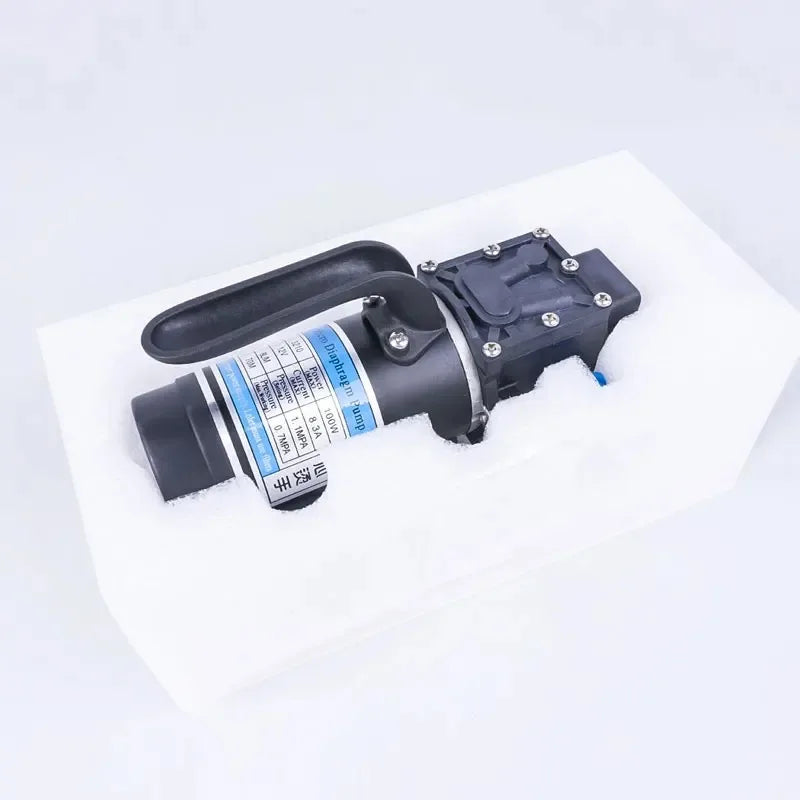 DIVEDEER 100W High Pressure Electric Diaphragm Self-priming Pump Sprayer with DC Pressure & Reflux Switch, 8L/Min Flow Rate