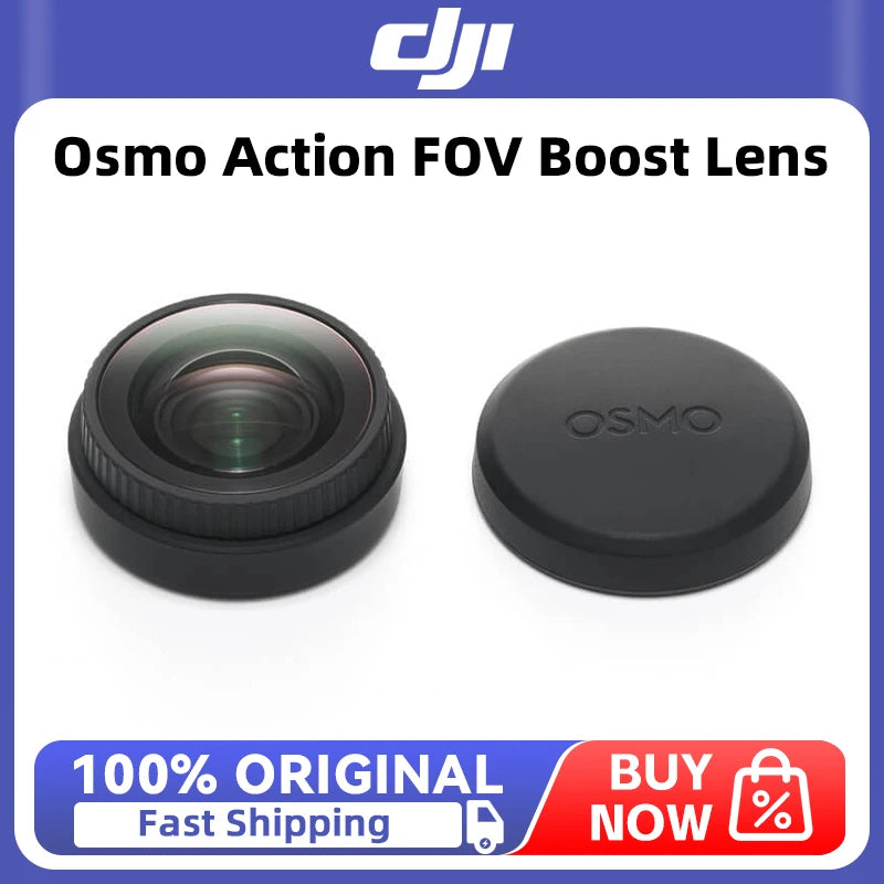 DJI Osmo Action FOV Boost Lens Expands Action 5 Pro's FOV to 182° for DJI Osmo Action 5 Pro New Original Accessories In Stock