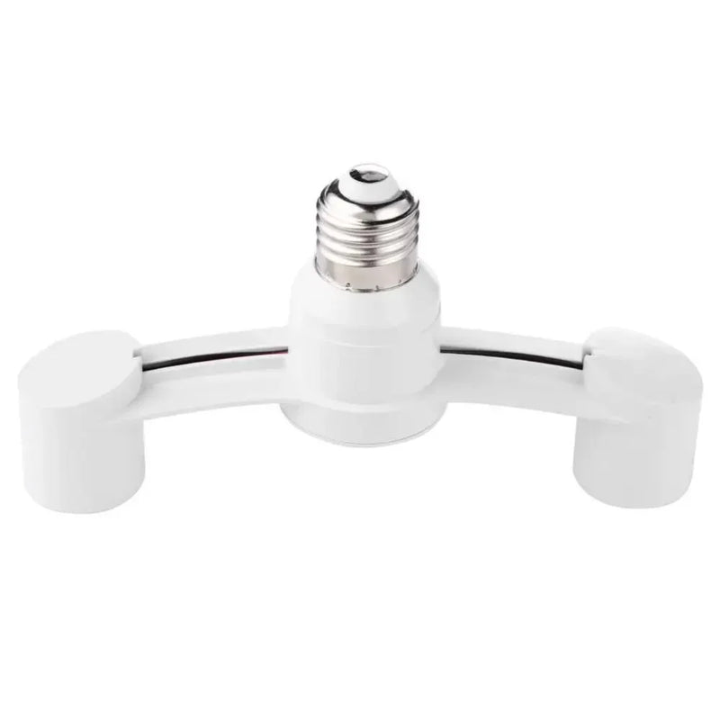 JOYINLED E27 Light Socket Splitter Adapter 2 in 1 Dual Head Lamp Holder Bulb Base Extender Converter for LED Lighting 1-10PCS