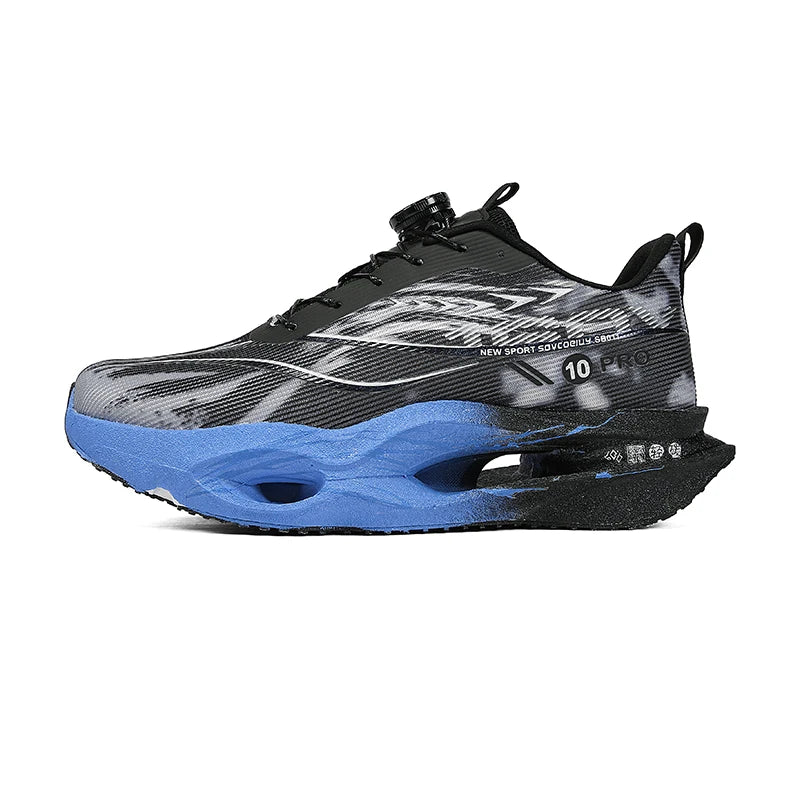 Men Sports Shoes New Hollow Soft Sole Rebound Shock-absorbing Training Shoes Marathon Light Breathable Running Shoes for Women
