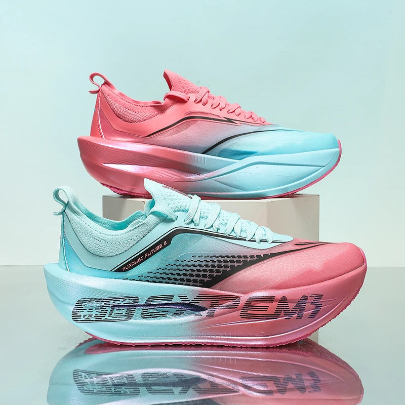 Mens Sports Shoes 2025 New Professional Marathon Breathe Flat Cushioning Lightweight Running Shoes Mesh Original Sneakers Man