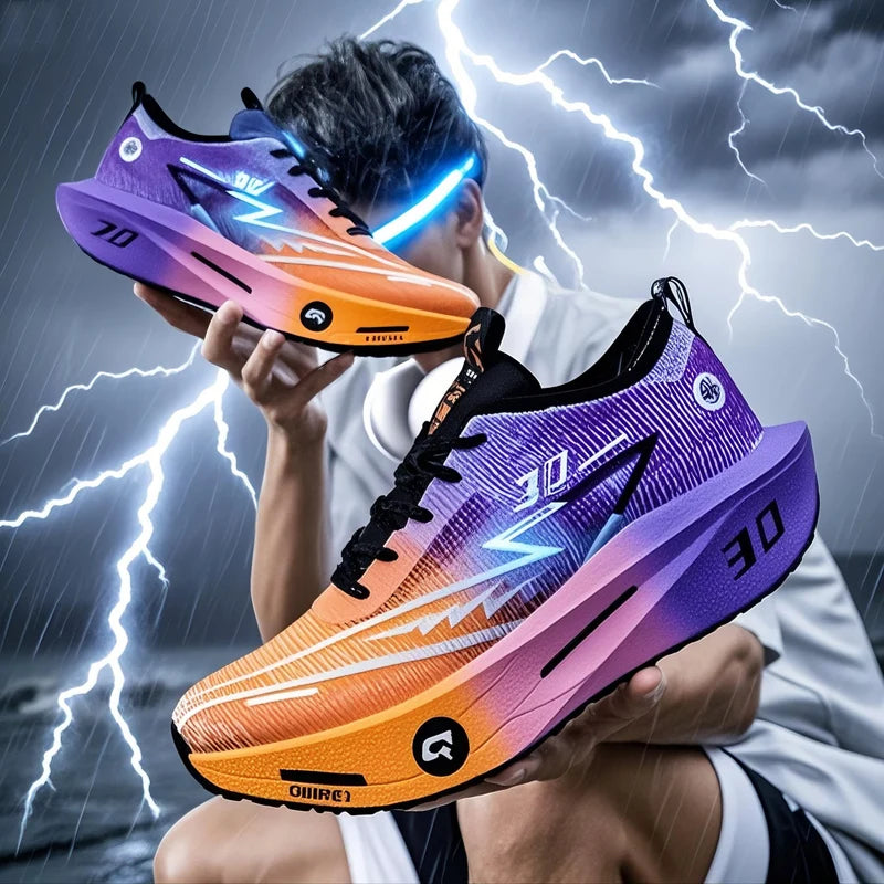 Couples casual racing running shoes four season new breathable lightweight comfort outdoor sports shoes Men Women speed sneakers