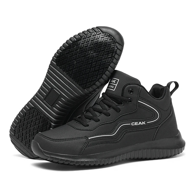 Hotel Chef Shoes Four Seasons Non-Slip Waterproof Oil-Proof Kitchen Work Shoes Light Breathable Outdoor Men's Walking Sneakers