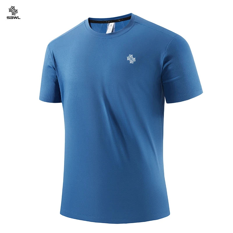 SBWL High-quality Printed Short-sleeved T-shirts for Men in Summer, Harajuku Casual Sportswear Tops