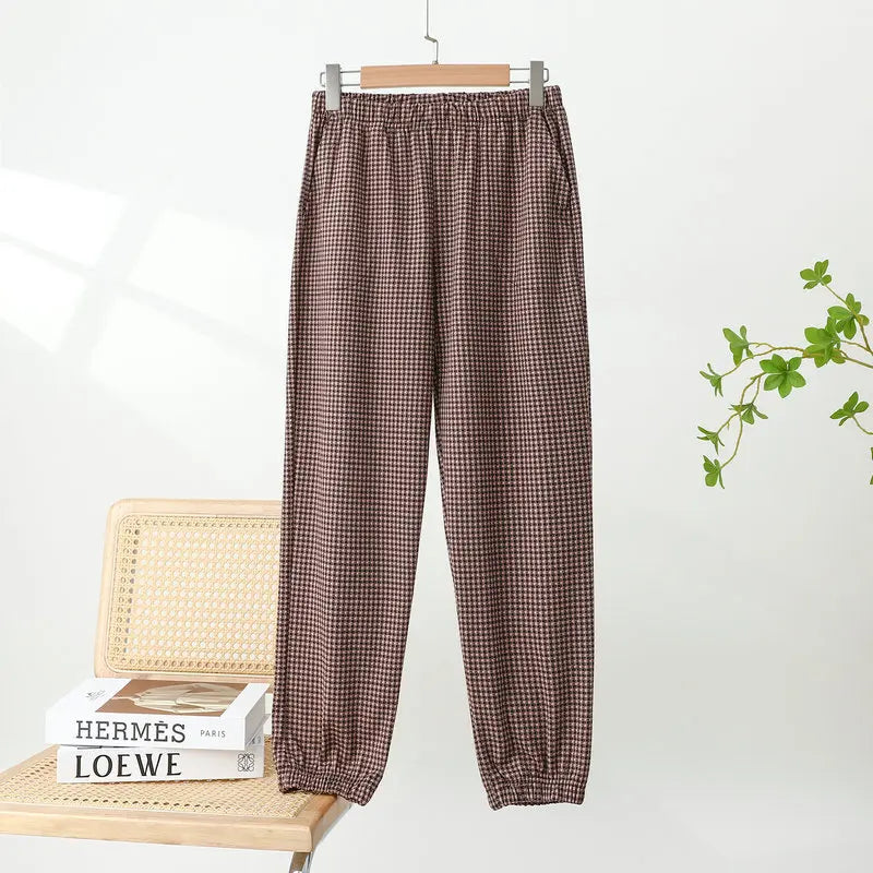 ខោគេង De Velvet សម្រាប់ស្ត្រី ខោគេងក្តៅ ខោស្លេកសម្រាប់រដូវស្លឹកឈើជ្រុះ និងរដូវរងា ខោគេងក្រាស់សម្រាប់ស្ត្រី