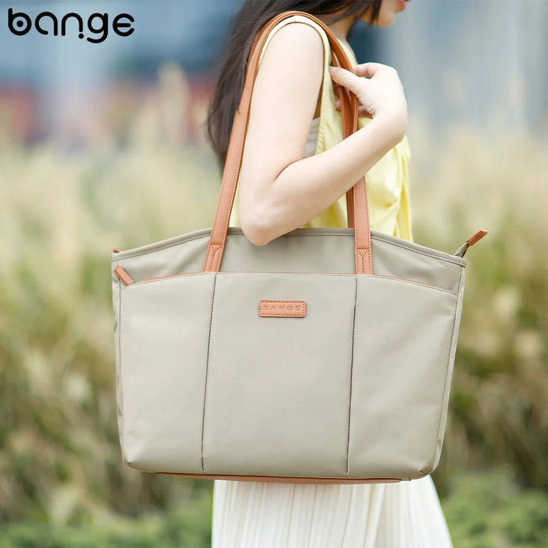 BANGE New Hot Women’s Tote Bag Padded Single Shoulder Bag Large Capacity Student College Crossbody Bag Casual Outdoor Handbag