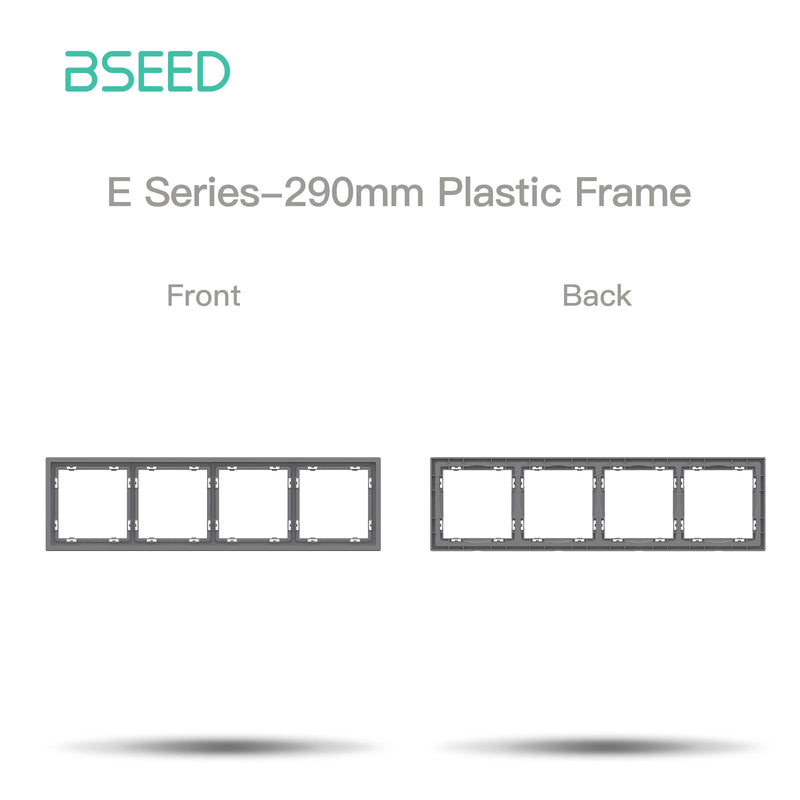 BSEED Zigbee Button Switch 1/2/3/4Gang Switch Module Smart Light Switch DIY Part Plastic Frame Smart Socket Part Tuya Smart Life