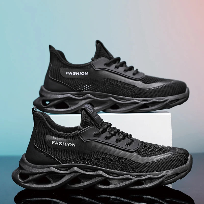 Mens Sports Shoes Summer New Mesh Breathe Low Cut Casual Sneakers Anti Slip Shock-absorbing Fashion Street Wear Walking Shoes