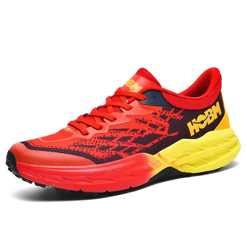 Mens Running Shoes 2026 New Color Blocked Mesh Anti Slip Wear Resistant Mens Hiking Lightweight Lace Up Sports Training Shoes