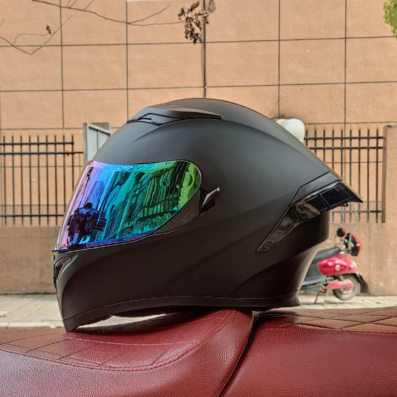 Motorcycle helmet double lens full mask capacete de moto cyclist casco para moto kask helmets