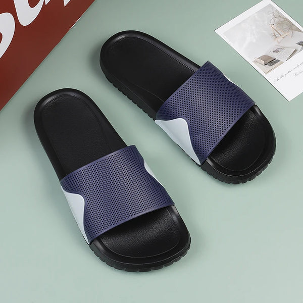 Large Size 49 50 51 52 Soft Rubber Indoor Slippers Men Home Shoes Flat Sandals Slides Outdoor Beach Shoes Summer for Big Foot