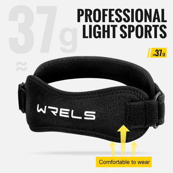 WRELS Adjustable Knee Tendon Patellar Strap Knee Braces for Knee Pain Running Sports Cycling Gym Knee Support Stabilizer Band