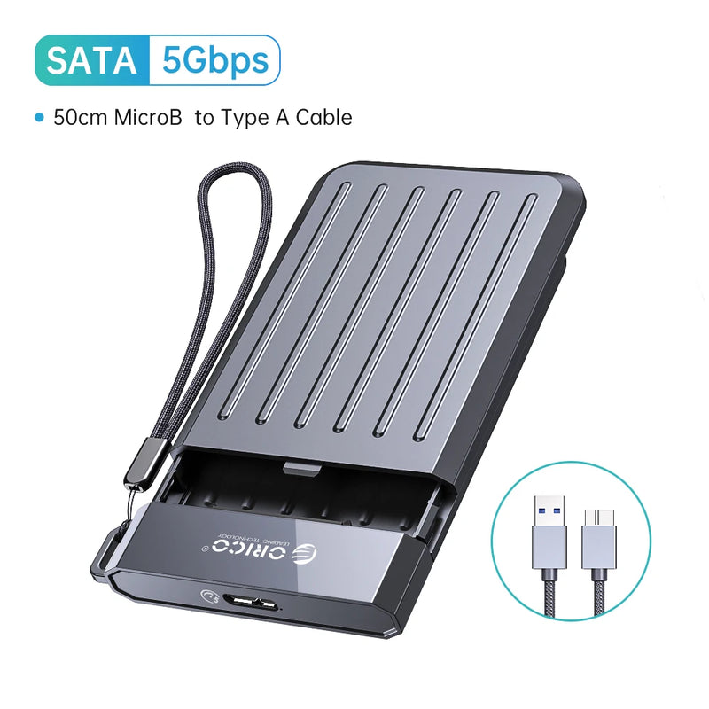 ORICO 6Gbps HDD Case 2.5 inch SATA to USB 3.1 Hard Drive Enclosure Compatible 7mm-9.5mm 2.5" SATA III / II / I HDD and SSD Box