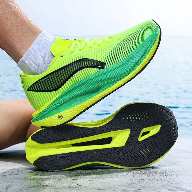 Men's shoes four season thick-sole casual sneakers soft-sole non-slip outdoor running shoes student breathable light sports shoe