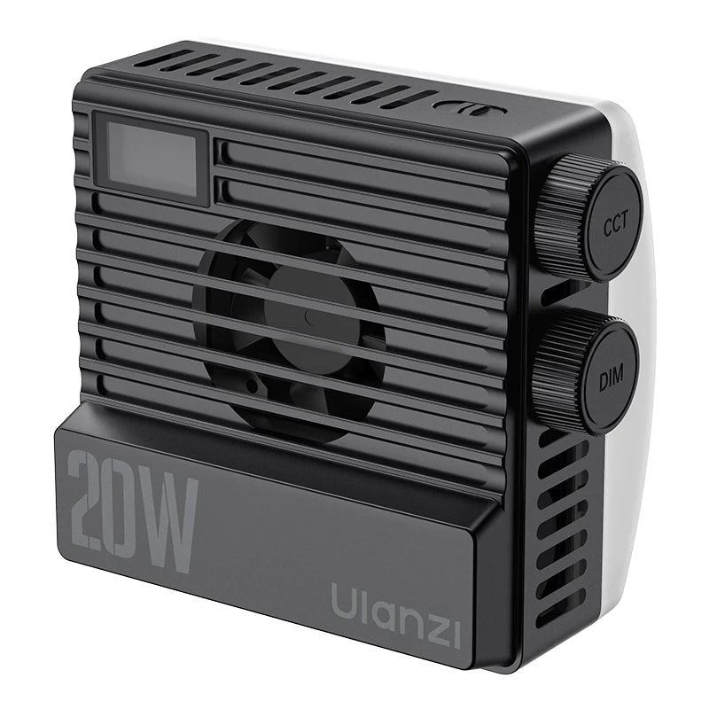 ភ្លើង ហោប៉ៅ Ulanzi LE20 20W RGB CRI 95+ 2500K-9000K ភ្លើង វីដេអូ កាមេរ៉ា ដែល អាច បន្ថយ ពន្លឺ បាន សម្រាប់ កាមេរ៉ា DSLR Vlog ការ ផ្សាយ ផ្ទាល់ ការ ថតរូប