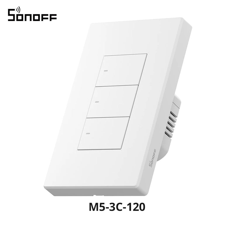 SONOFF M5 Matter Smart Wall Switch ESP32 Two-way EWeLink-Remote Switchman Voice Control Works with Alexa Google Apple Home Alice