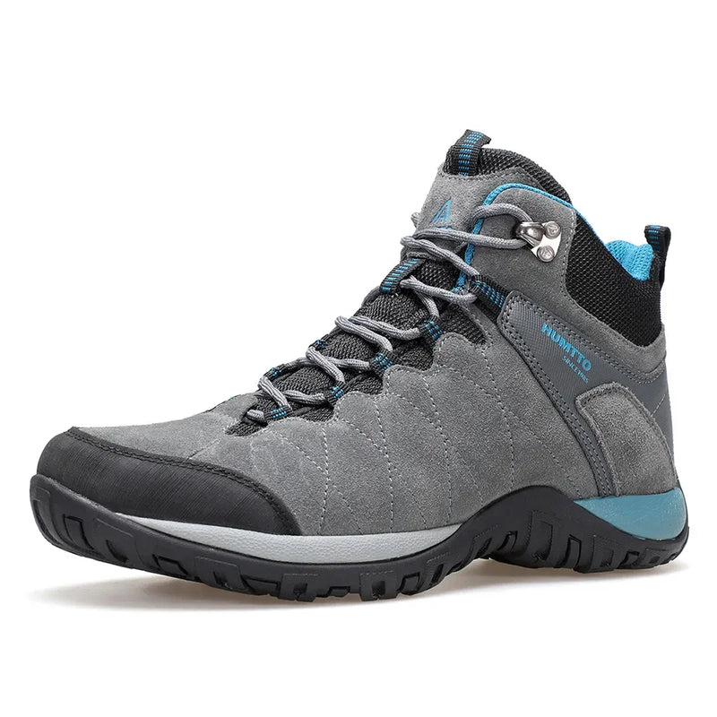HUMTTO Hiking Men's Sports Shoes Anti-slip Military Boots Winter Trekking Shoes for Men 2023 Breathable Outdoor Work Sneakers