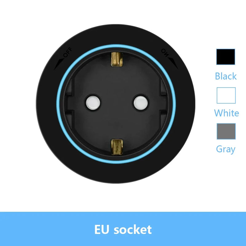 Wall Power Track Socket EU UK FR Korea Standard Home Kitchen Bathroom Office Wall Electric Sockets Plugs Adapters White Black