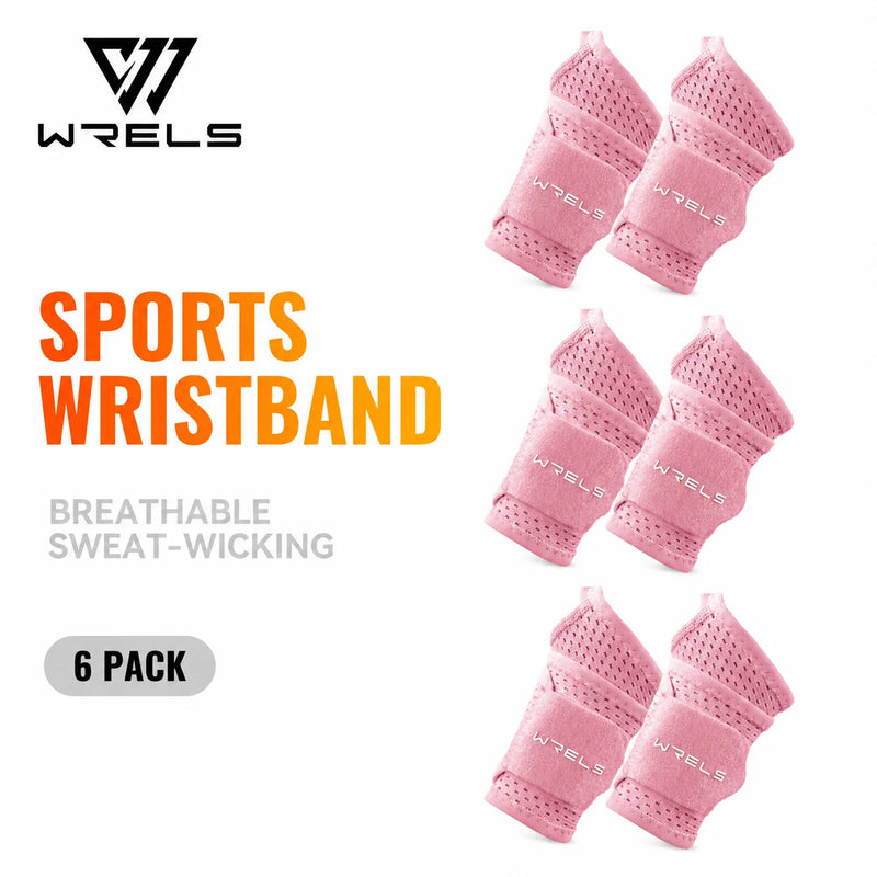 WRELS Compression Wristband Adjustable Wrist Brace Breathable Carpal Tunnel Pain Relief Sports Workout Sports Wrist Support