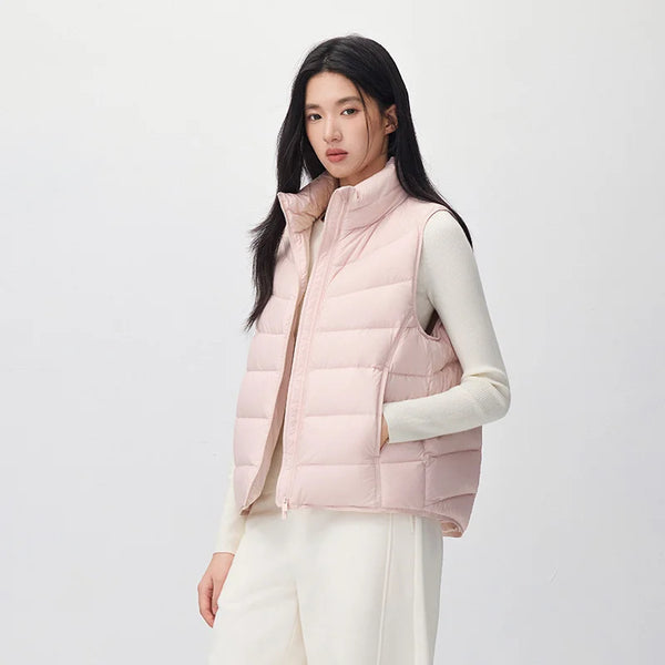 អាវកាក់ Semir សម្រាប់នារី ការពារទឹក ទម្ងន់ស្រាល ៩០ ភាគរយ ធ្វើពីរោមចៀម ក្រណាត់ទន់ ងាយស្រួលពាក់ប្រចាំថ្ងៃ រដូវរងាថ្មីឆ្នាំ ២០២៦