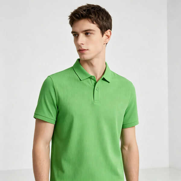 Quick-Drying Lapel POLO Shirt Bird's Eye Fabric Breathable Cool Men's Short-Sleeved Summer T-Shirt  Custom Logo Team Uniform