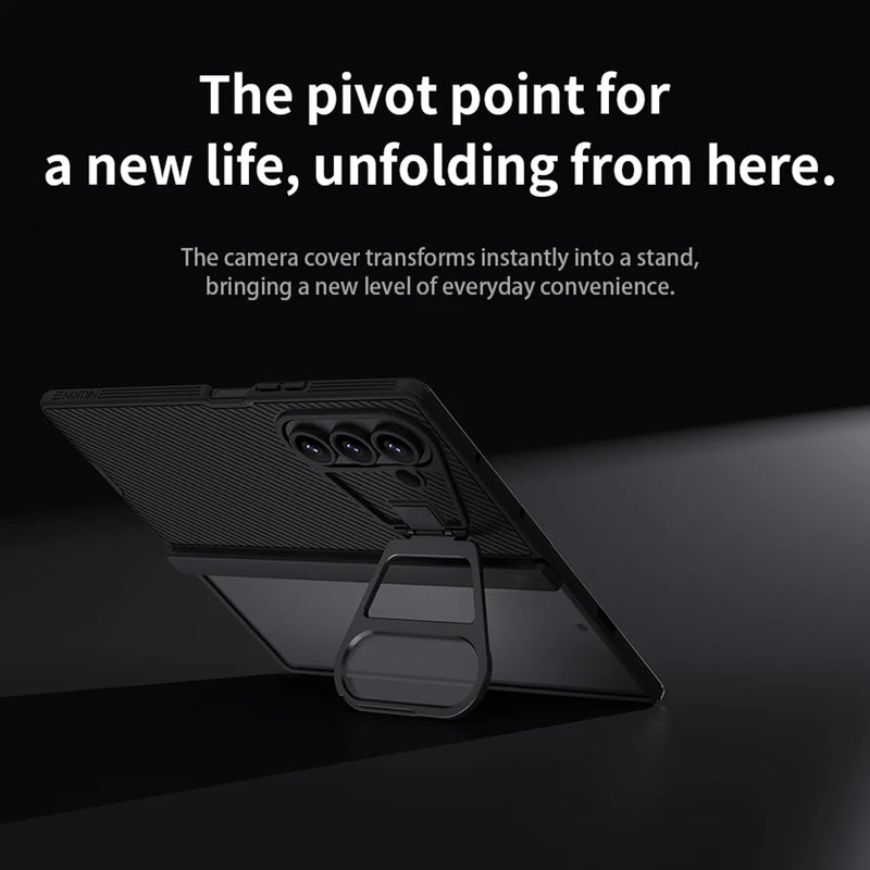 NILLKIN For Samsung Galaxy Z Fold 7 5G Magsafe Case Camshield Prop Magnetic Camera Stand Cover Protector for Samsung Fold 7 Case