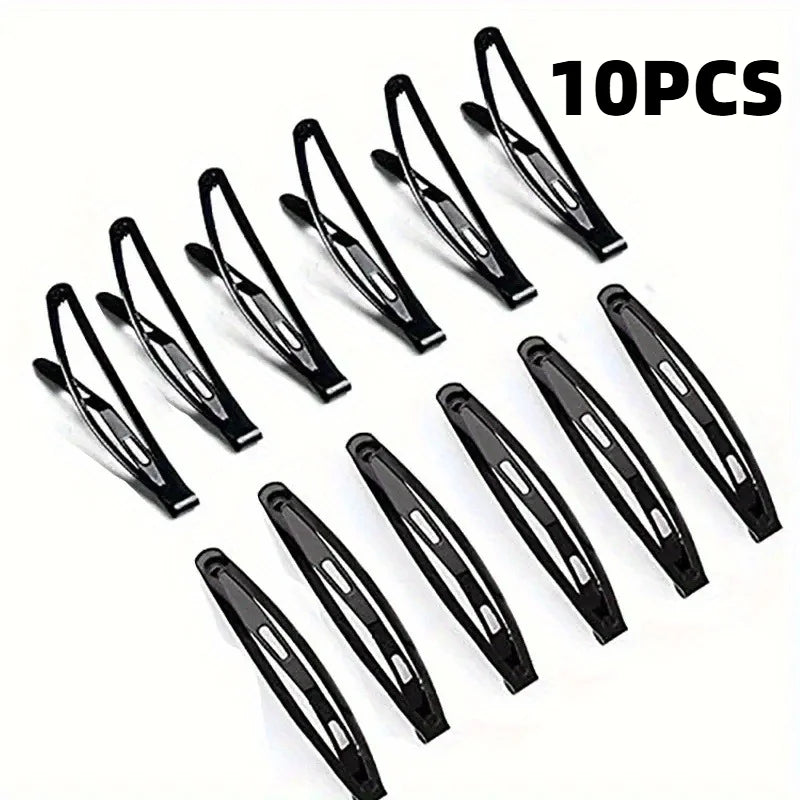 10/20pcs Black Metal Hairpin - Elegant Rectangular Hairpin, Smooth Edge and Sharp Top,Ensure That Women's Hair Is Firml