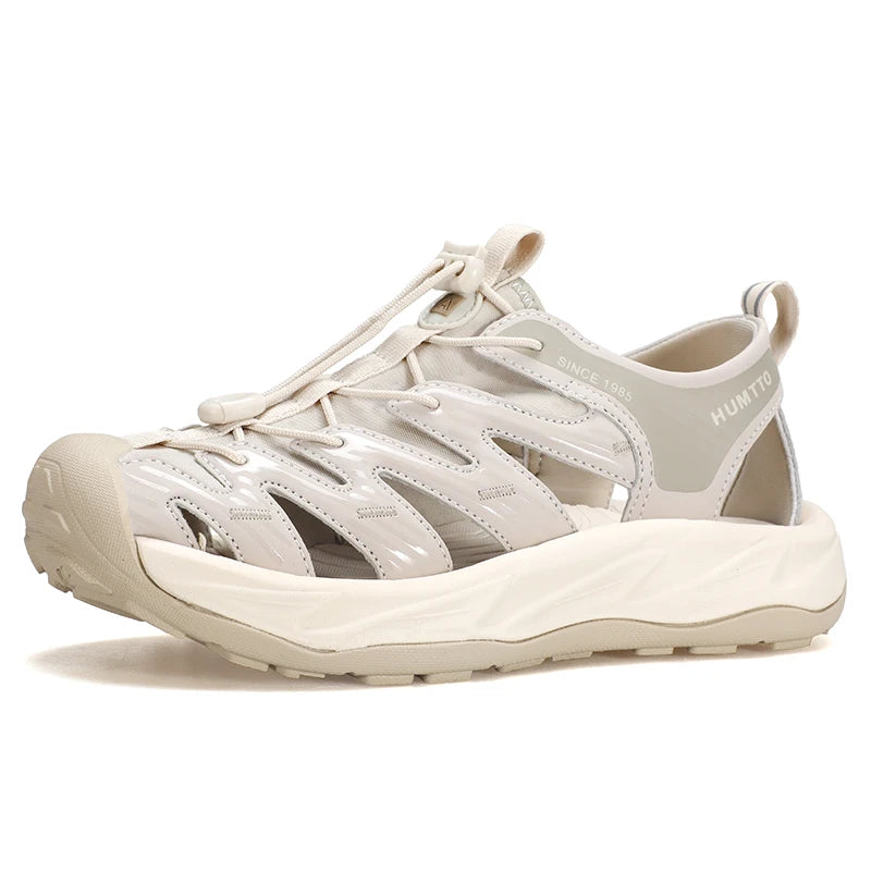 HUMTTO Hiking Shoes Women Outdoor Women's Sneakers Quick-drying Water Fashion Walking Shoes Non-Slip Lace-Up Beach Sneaker Woman